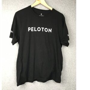 Peloton Black Graphic T Shirt Mens Large 100 Ride Edition